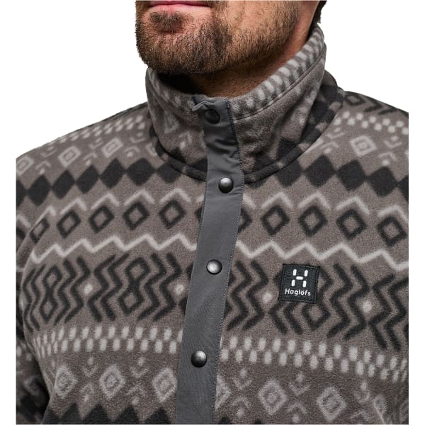 Veste polaire ski rando HAGLÖFS MORA MID MEN MAGNETITE/TRUE BLACK