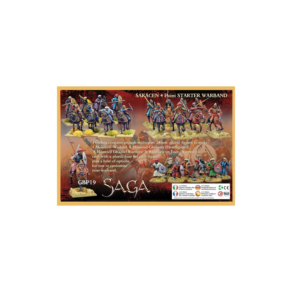 Saga: Plastic Saracen Starter Warband (4 points)