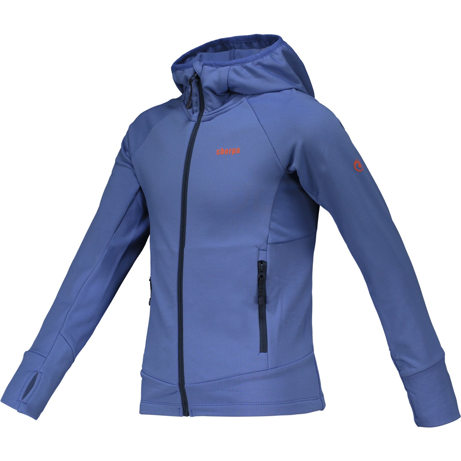 Sherpa Kinder-Fleecejacke Pyuthan mittelblau