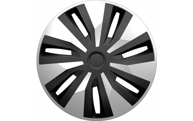 Petex Orion Van Radblende silber / schwarz 4 Stück