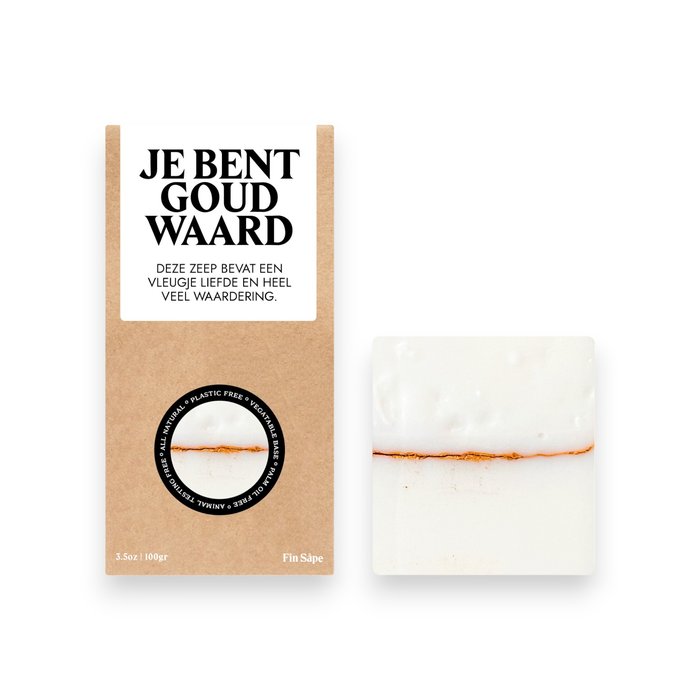 Fin Såpe | Body & hand soap | Jij bent goud waard