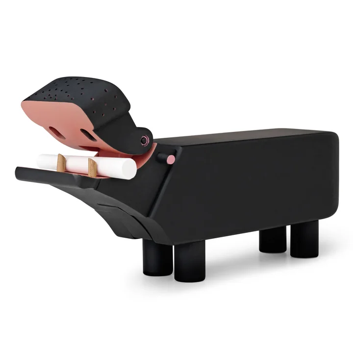 Kay Bojesen - Holz-Flusspferd H 12,5 cm, Buche schwarz