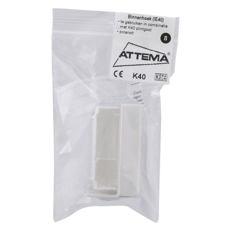 Attema K40 hoekstuk Binnenhoek