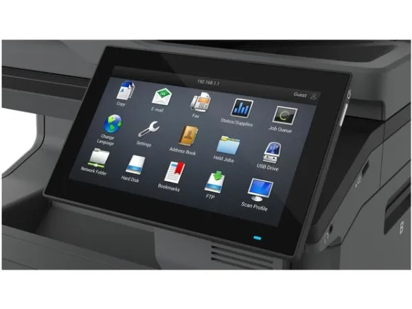 Lexmark CX730de - Multifunktionsprinter - farve - laser - Legal (216 x 356 mm) (original) - A4/Legal (medie) - op til 39.5 spm (kopiering) - op til 40 spm (udskriver) - 650 ark - 33.6 Kbps - Gigabit LAN, USB 2.0, USB 2.0 vært