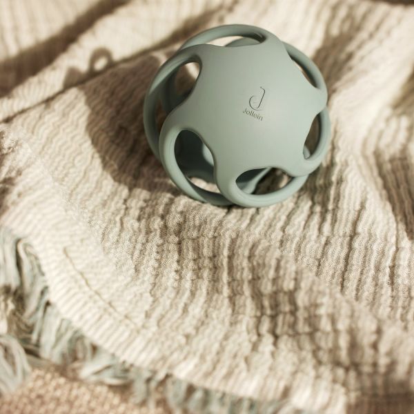 Jollein Bijtring Bal - Ø 9,5cm - Siliconen - Sea Green