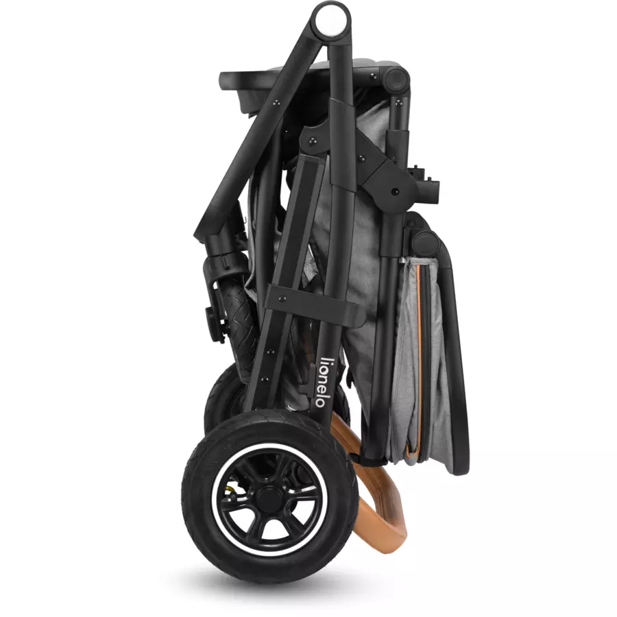 lionelo Kombikinderwagen Amber 2 in 1 Grey Stone