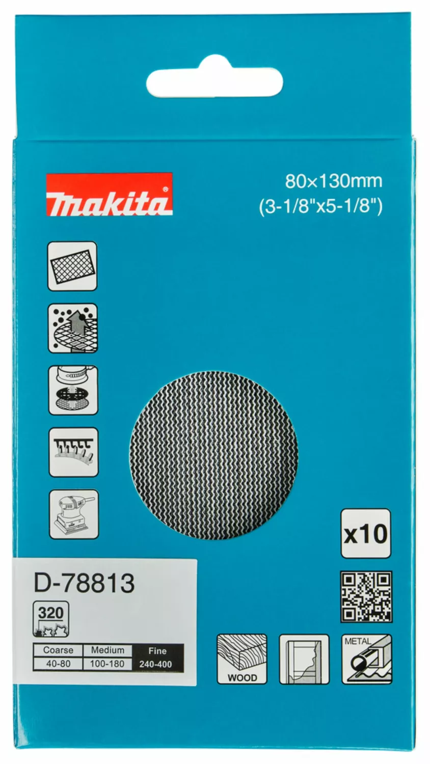 Makita D-78813 Schuurnet -  80x130mm K320