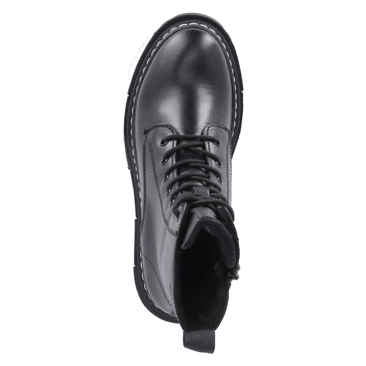 TamarisSchnürstiefeletten - BLACK LEATHER