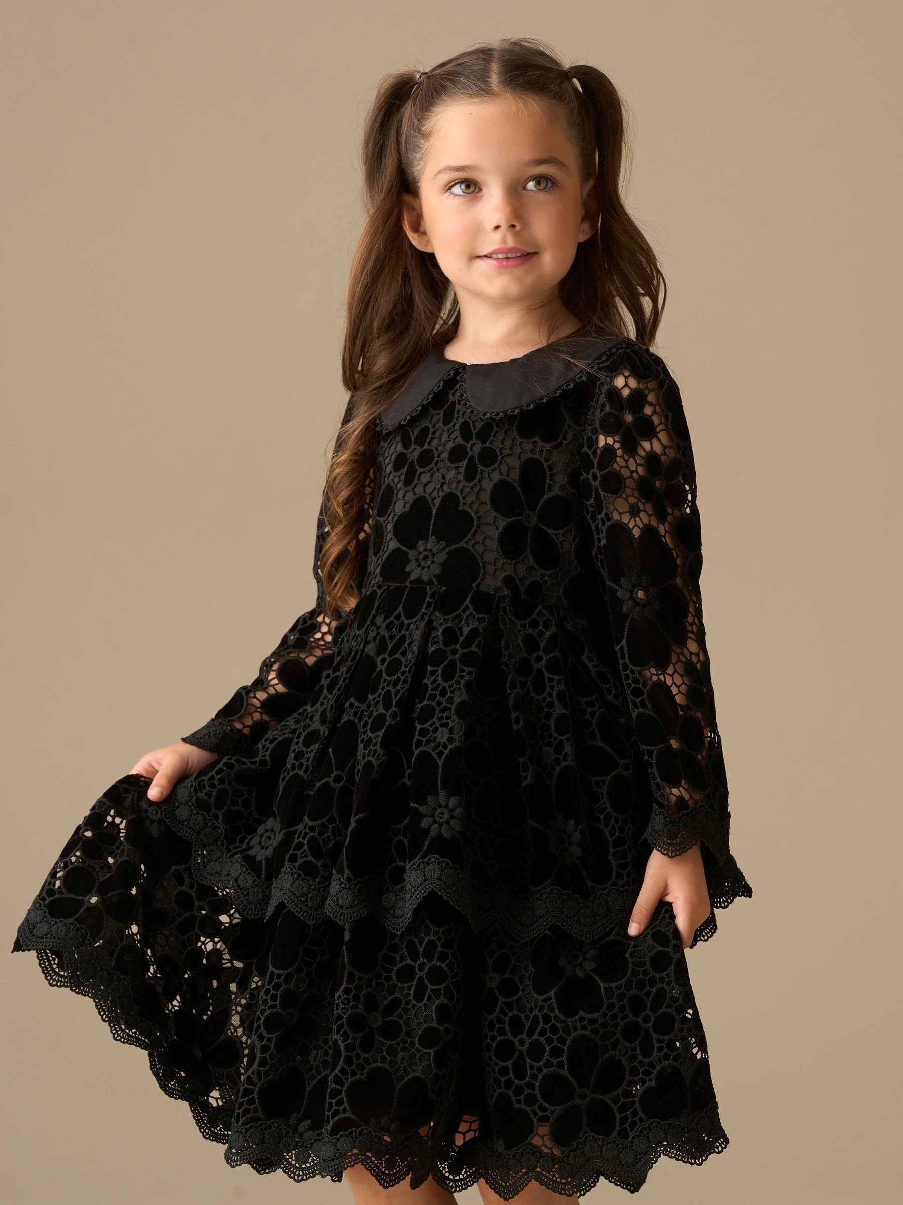 Angel & Rocket Mavea Velvet Lace Dress