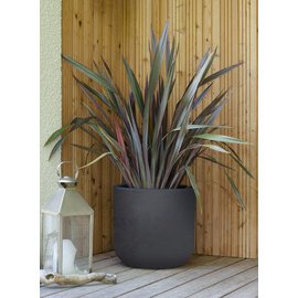 Bac à plantes rond Basalt Up – Design béton