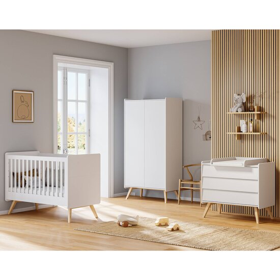 Vintage Vox Commode   Blanc / Chêne        de               Vox