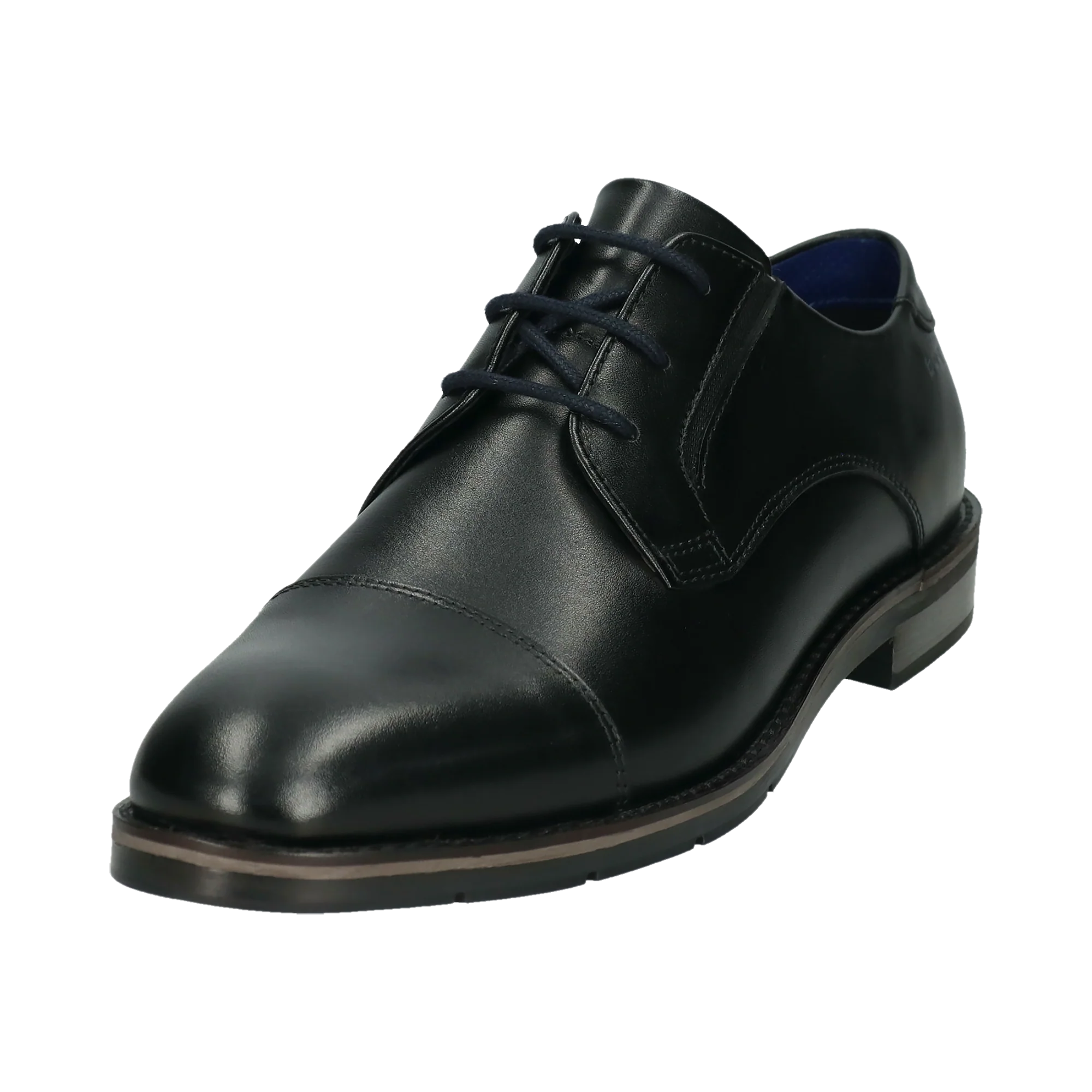 Leder Business Schnürer schwarz