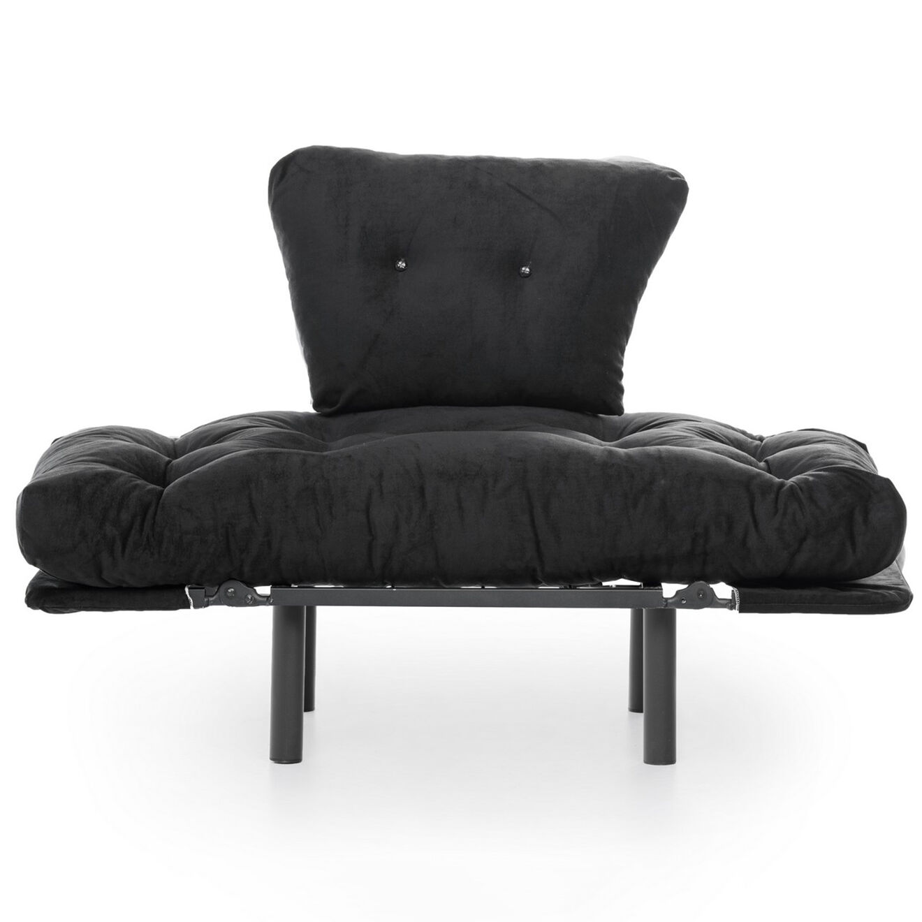 Atelier del Sofa Fauteuil Nitta noir - 128x35x65 cm