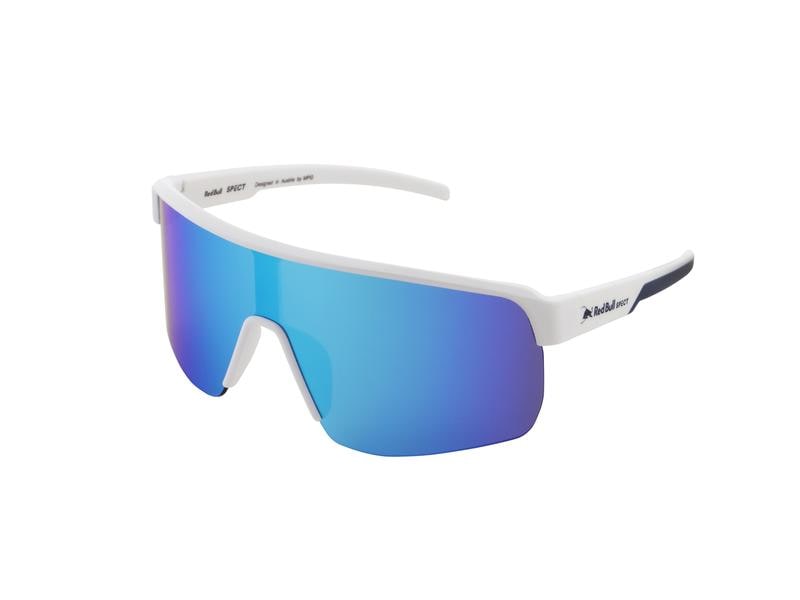 RedBull SPECT Sportbrille Dakota White, Smoke with Blue Mir Velobrille