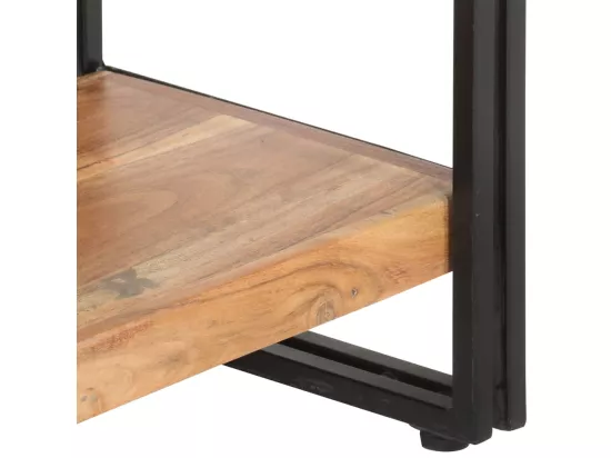 Bibliothèque à 5 niveaux 60x30x180 cm Bois d'acacia solide
