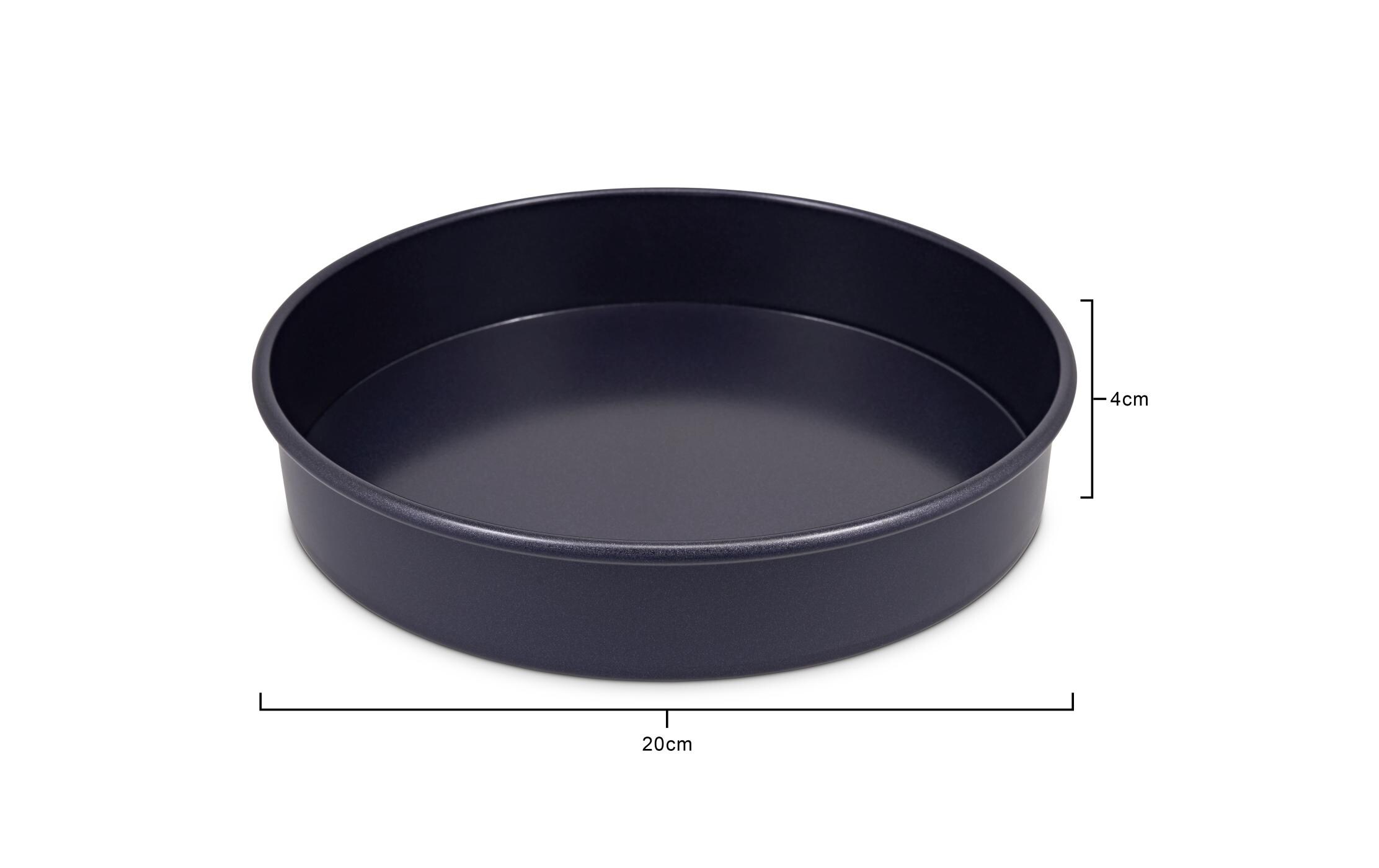 Torten-Backform mit Hebeboden 20 cm, DunkelblauKuchenform mit Hebeboden