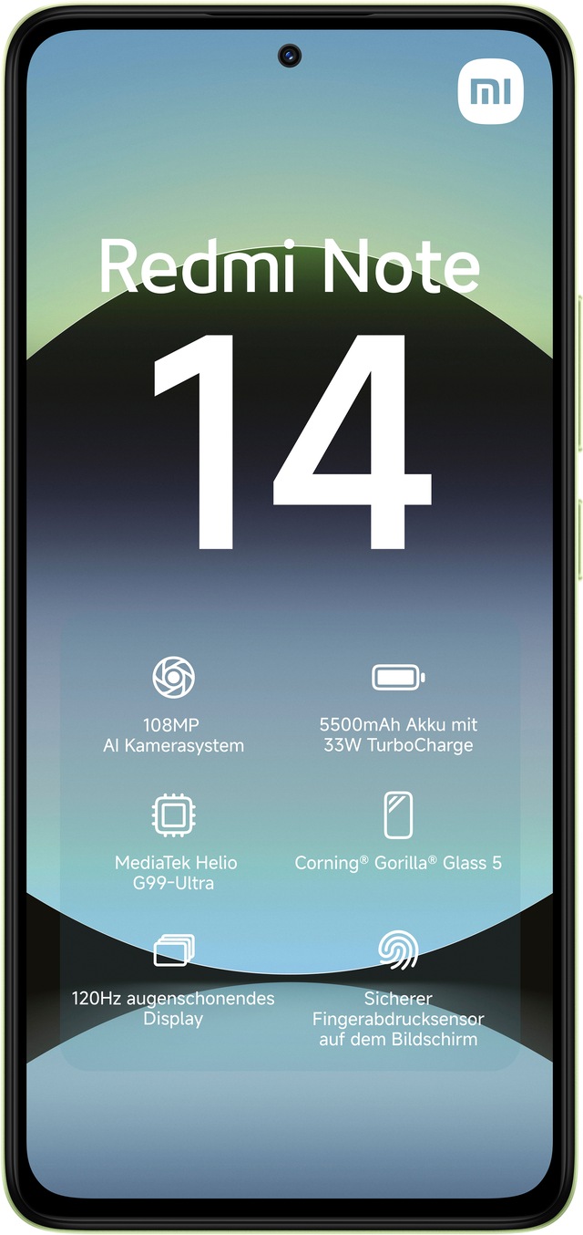 Xiaomi Smartphone »Redmi Note 14« Grün