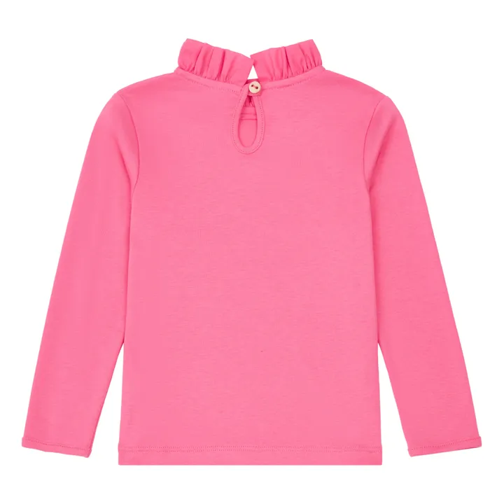 Oeuf NYC T-Shirt Coton Bio à Col | Rose