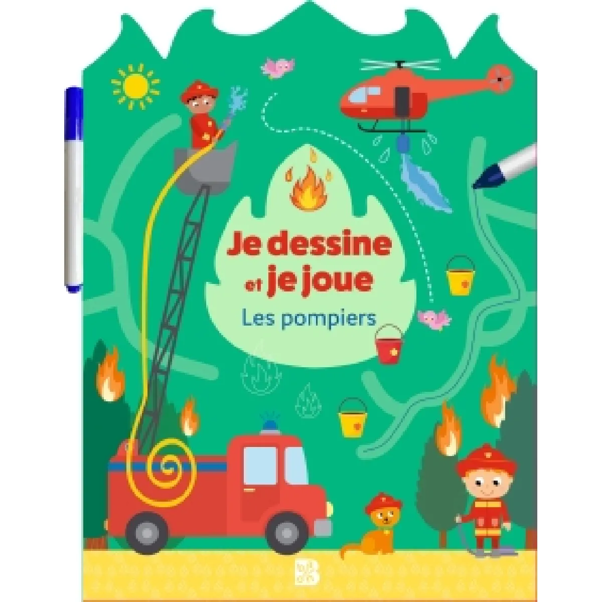 Les pompiers : je dessine et je joue