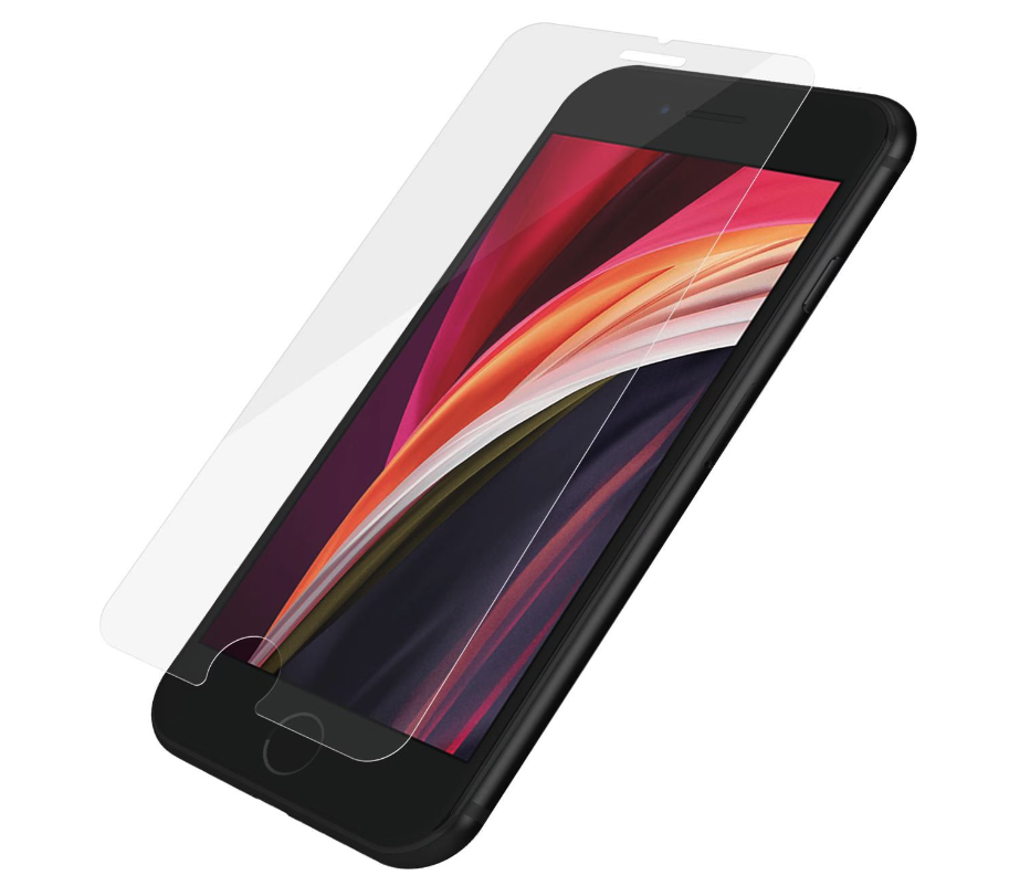 iPhone SE (2022/2020) / 8 / 7 Antibakterielle Panzer Glas Displayschutz Case Friendly (2684)