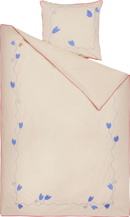 Juna Lollipop Sengetøj 140x200 cm sand DK Sand
