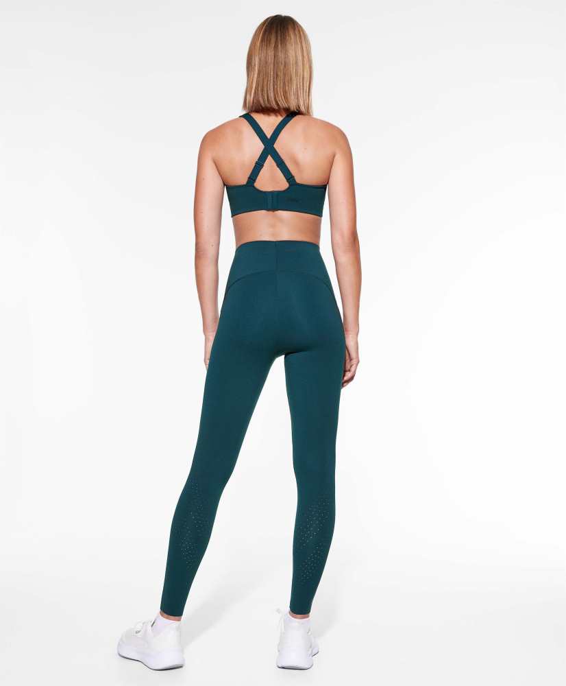 Leggings de compressão microperfuradas 65 cm