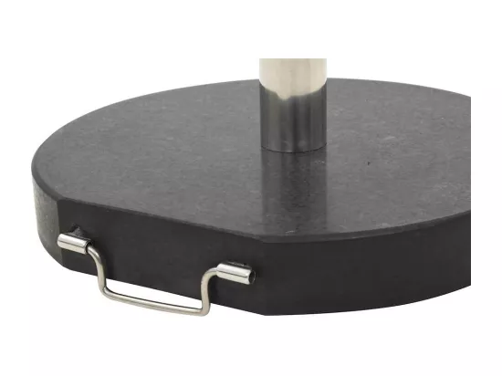Socle de parasol Granite 28,5 kg Rond Noir