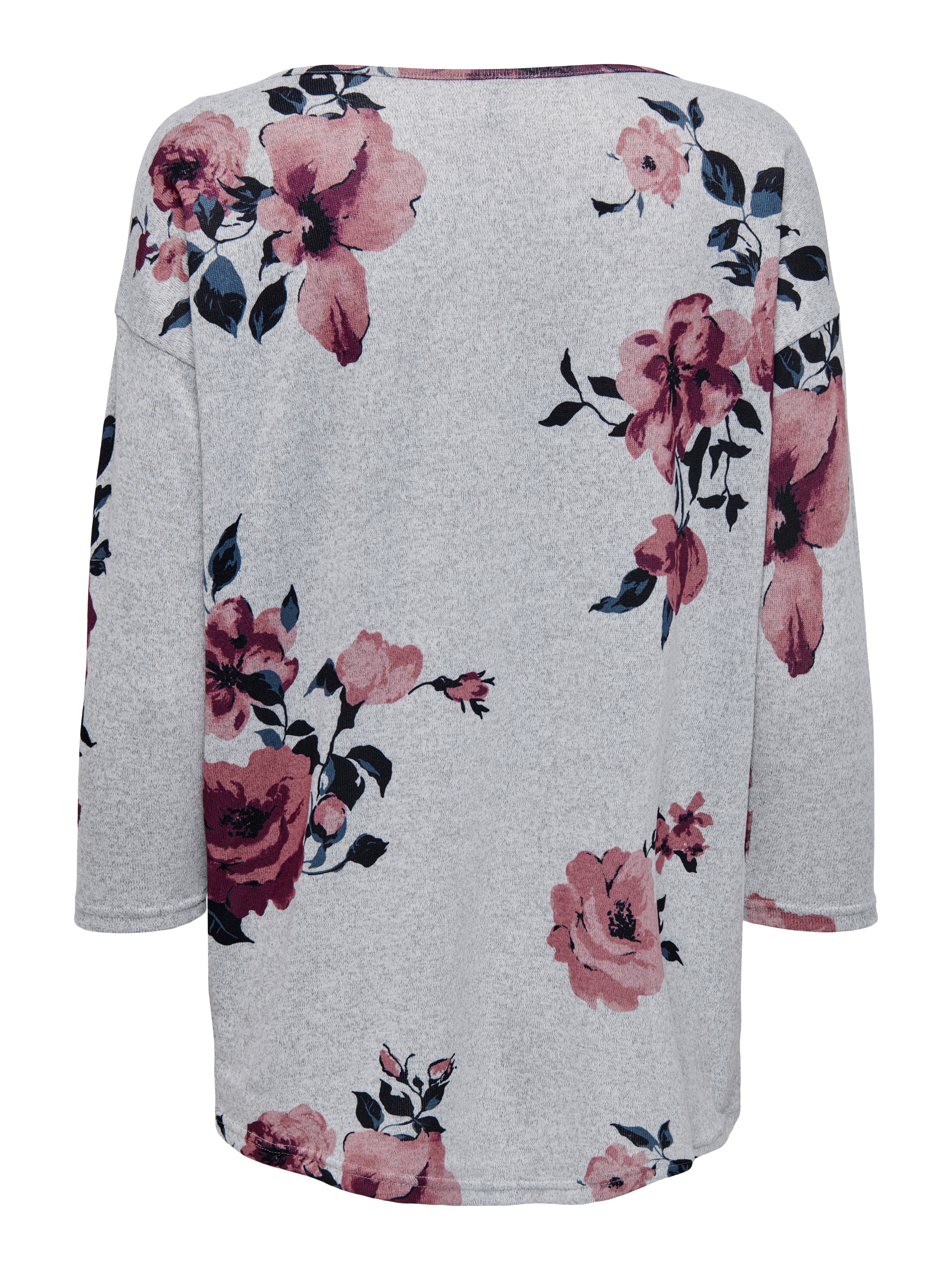 ONLELCOS Top Light Grey Melange