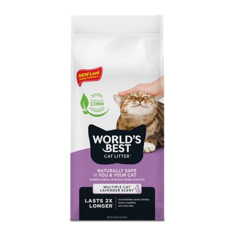 Litière World's Best Cat Litter, senteur lavande