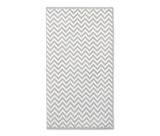 Jacquard-Badetuch, grau