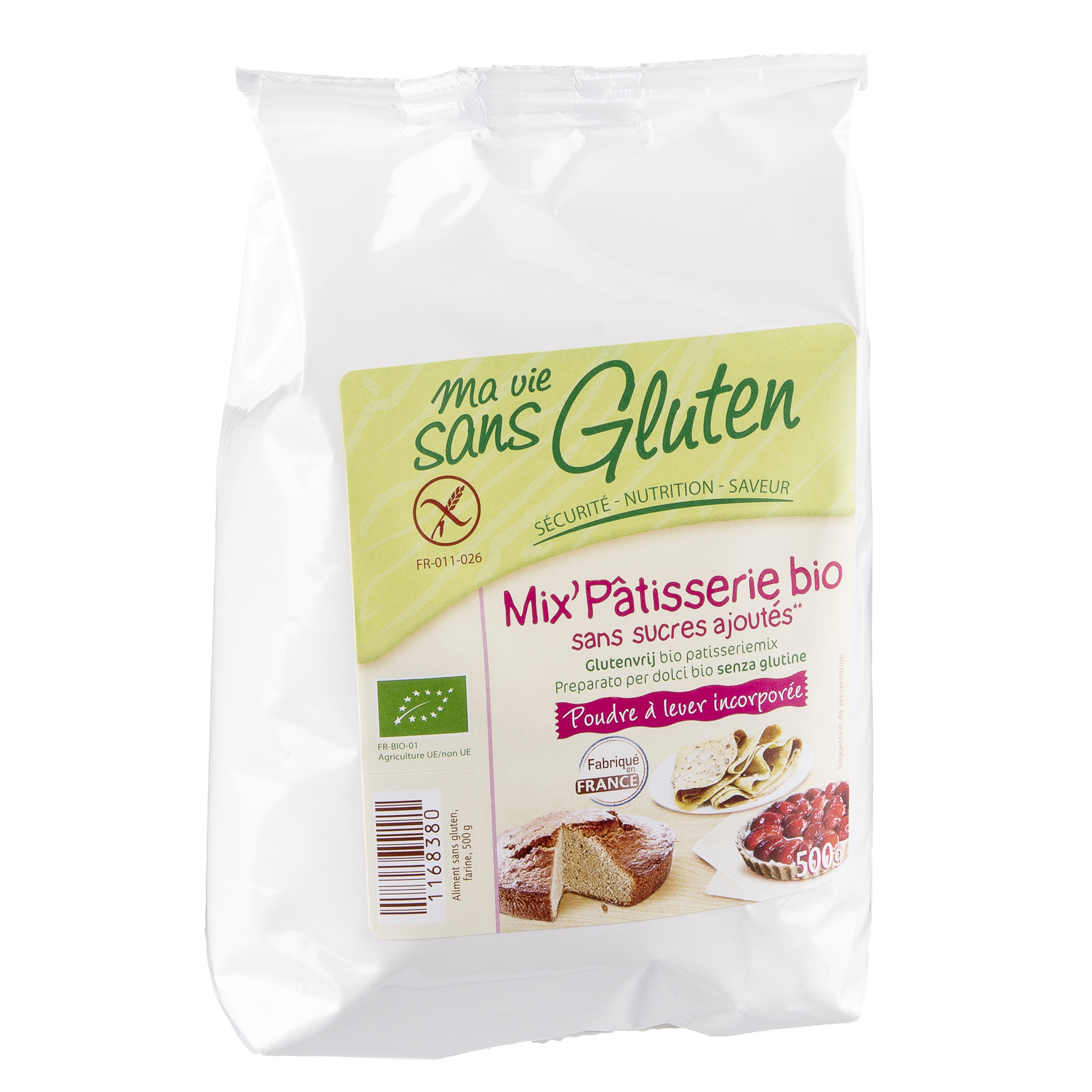 Ma Vie Sans Gluten Backmischung<br>500 g, Patisserie-Mix