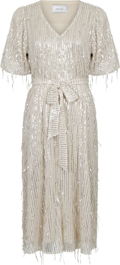 Neo Noir Benita Sequins Dress Champagne