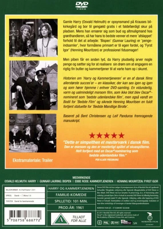 Harry Og Kammertjeneren - DVD