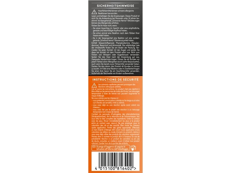Schwarzkopf ANSATZSET Haarcoloration Dunkelbraun A4 Permanente Ansatz-Kaschierung verleiht dem Haar harmonische Übergänge