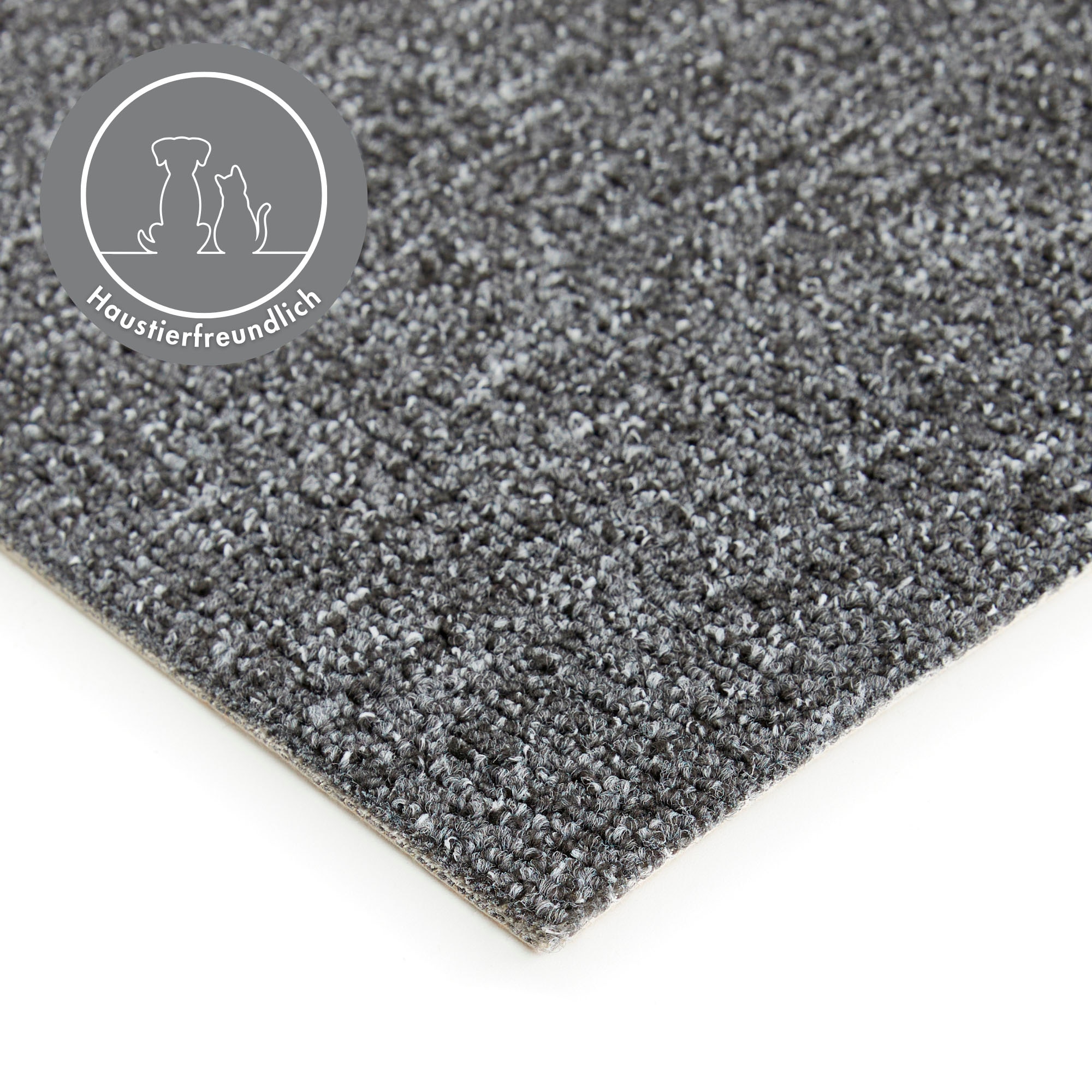 Andiamo Teppichboden »Luton, Feinschlinge, Made in Netherlands« rechteckig 6 mm Höhe meliert, Breite 400 cm oder 500 cm, strapazierfähig & pflegeleicht