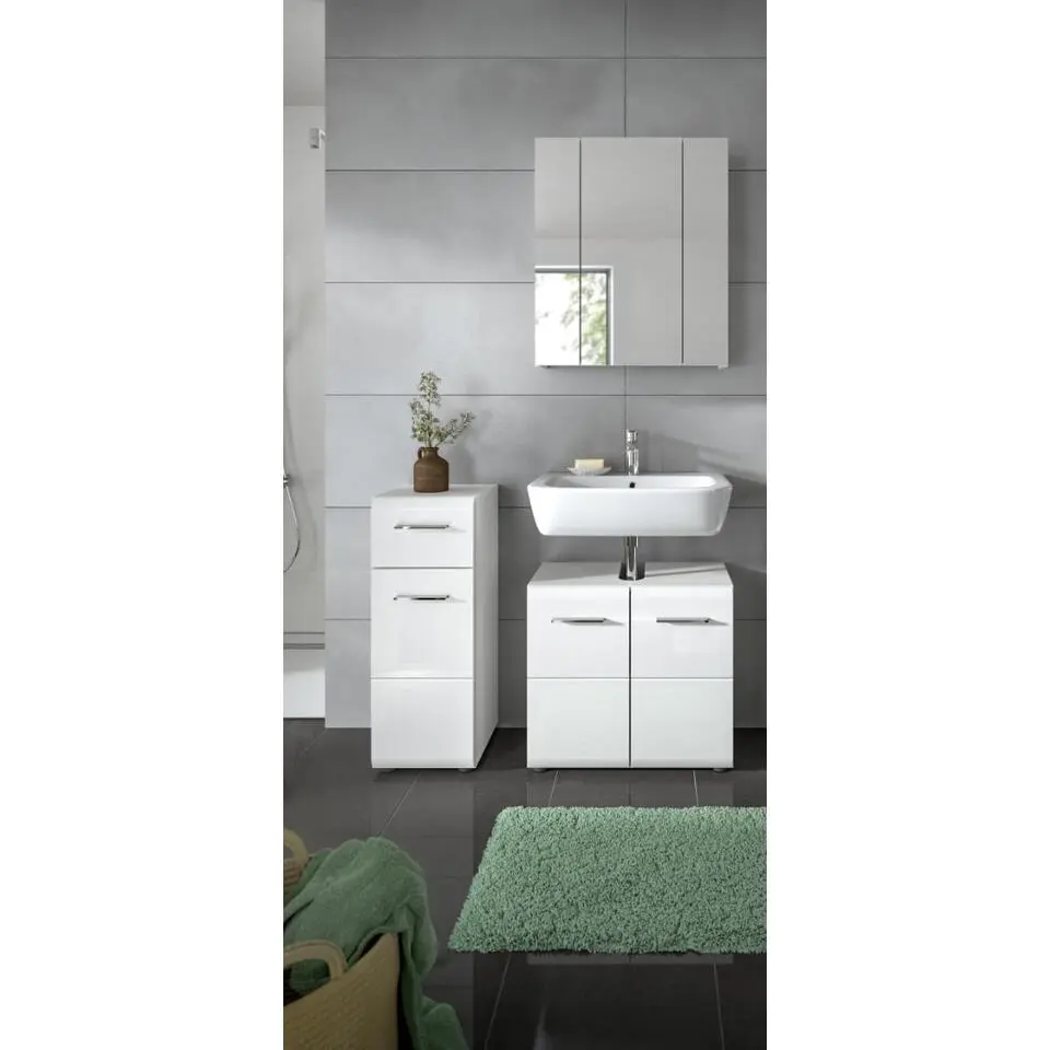 Hioshop Ice badkamer I76 wit hoogglans- wit