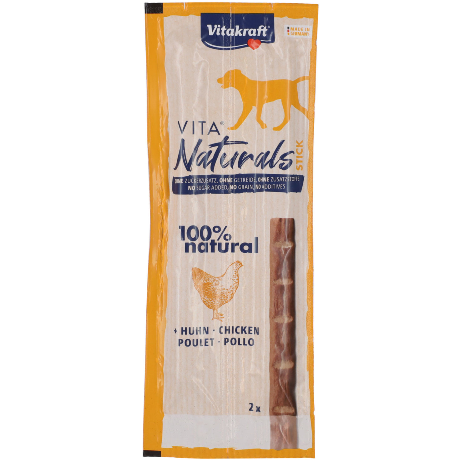 Vitakraft Vita Naturals Hundesnack Stick Huhn 2 Stück