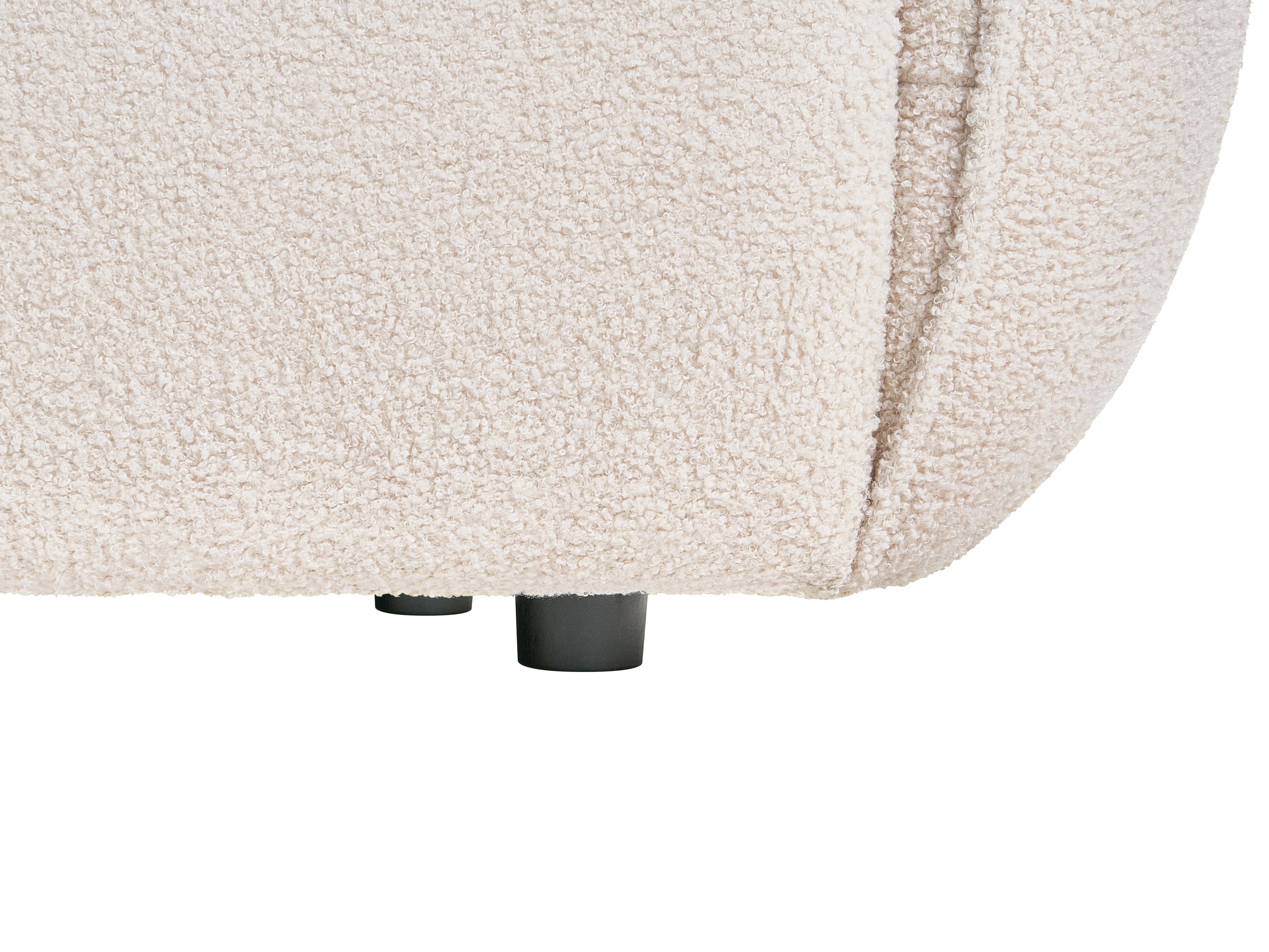 Modulaire bank 2-zits MESNALI Bouclé Gebroken wit