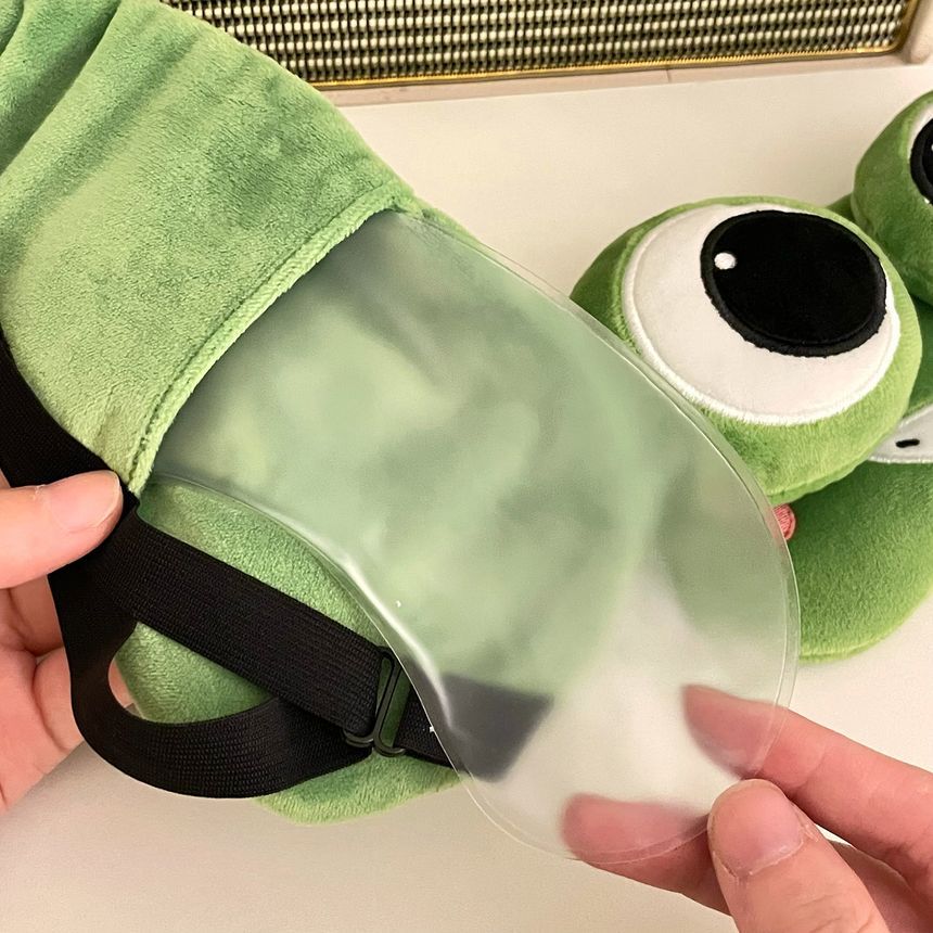 Intimo - Kikker Chenille Verkoelend Slaapmasker (Verschillende Ontwerpen)