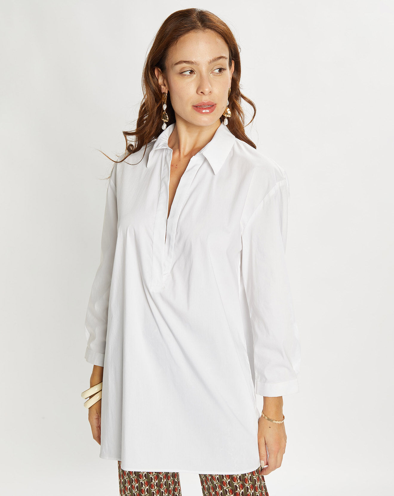 Lauren Vidal Tunique Pop blanche