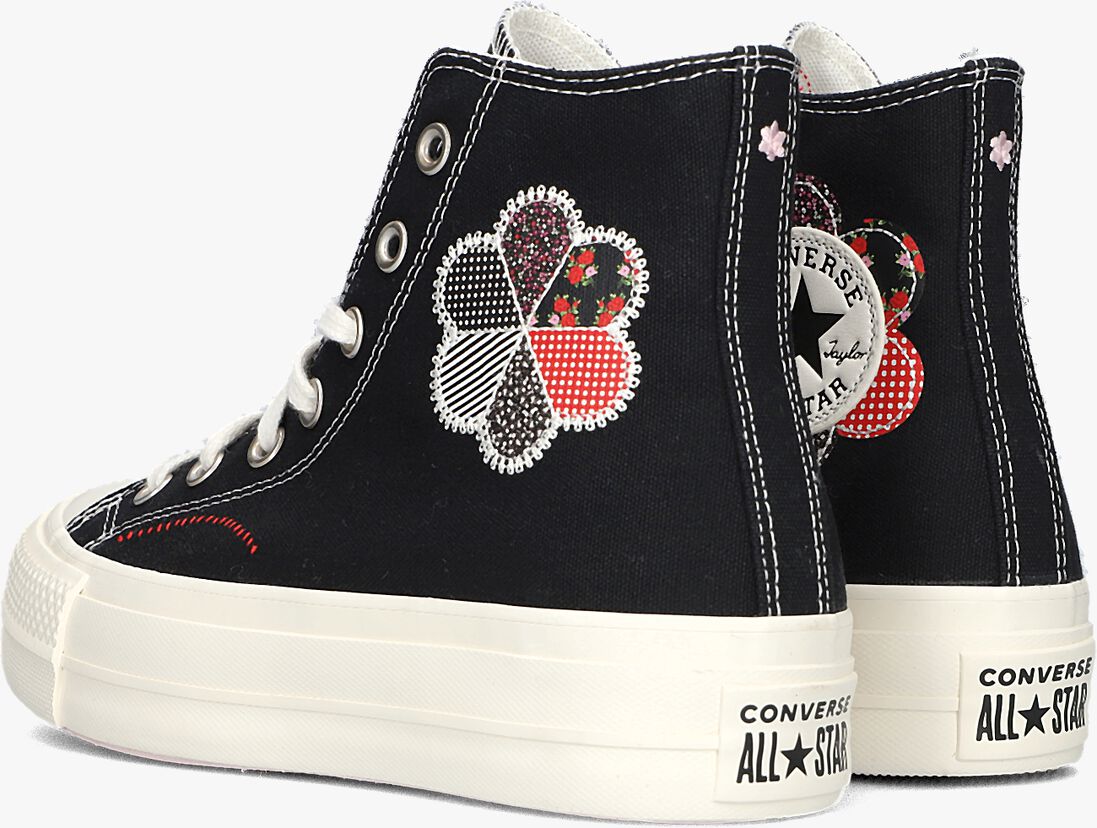 CONVERSE zwarte converse hoge sneaker chuck taylor all star lift hi