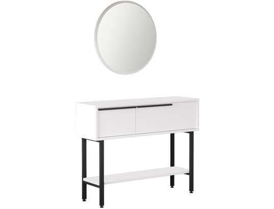 CONCEPT1 - Console On12 W blanc 100 x 29,5 x h76cm