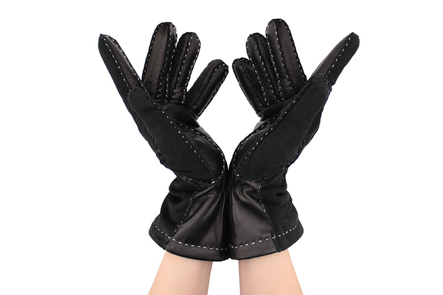 Glove Stitched Lady suede black