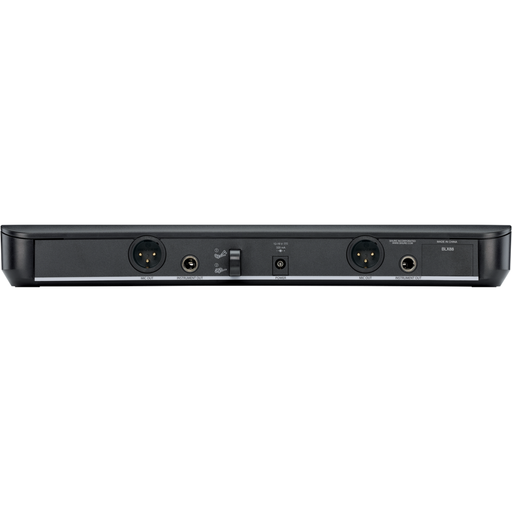 Shure BLX1288E/CVL-H8E draadloze microfoonset (518 - 542 MHz)