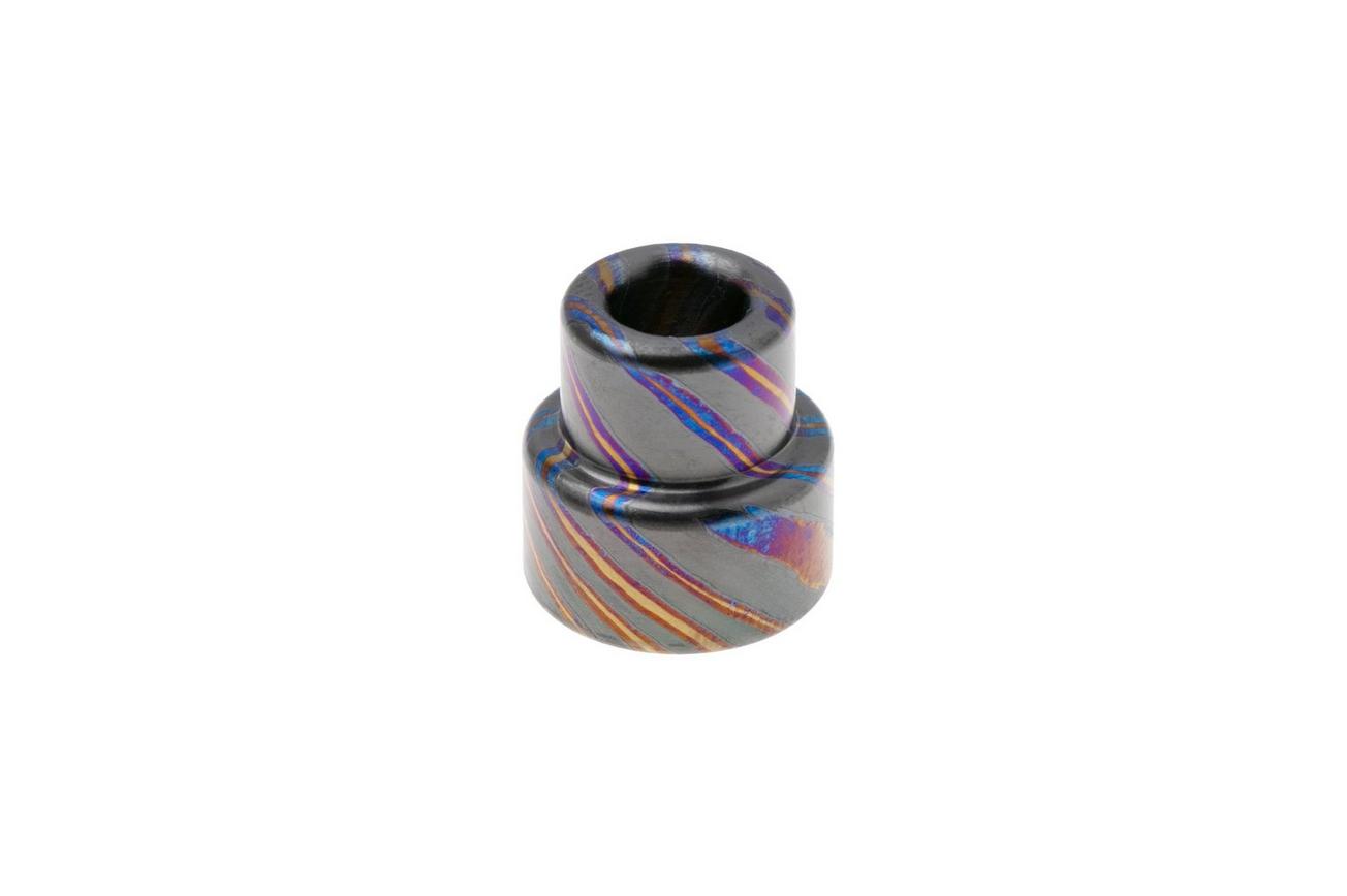 Daily Customs Simple Bead Plain DSC Zitanium, paars zilver