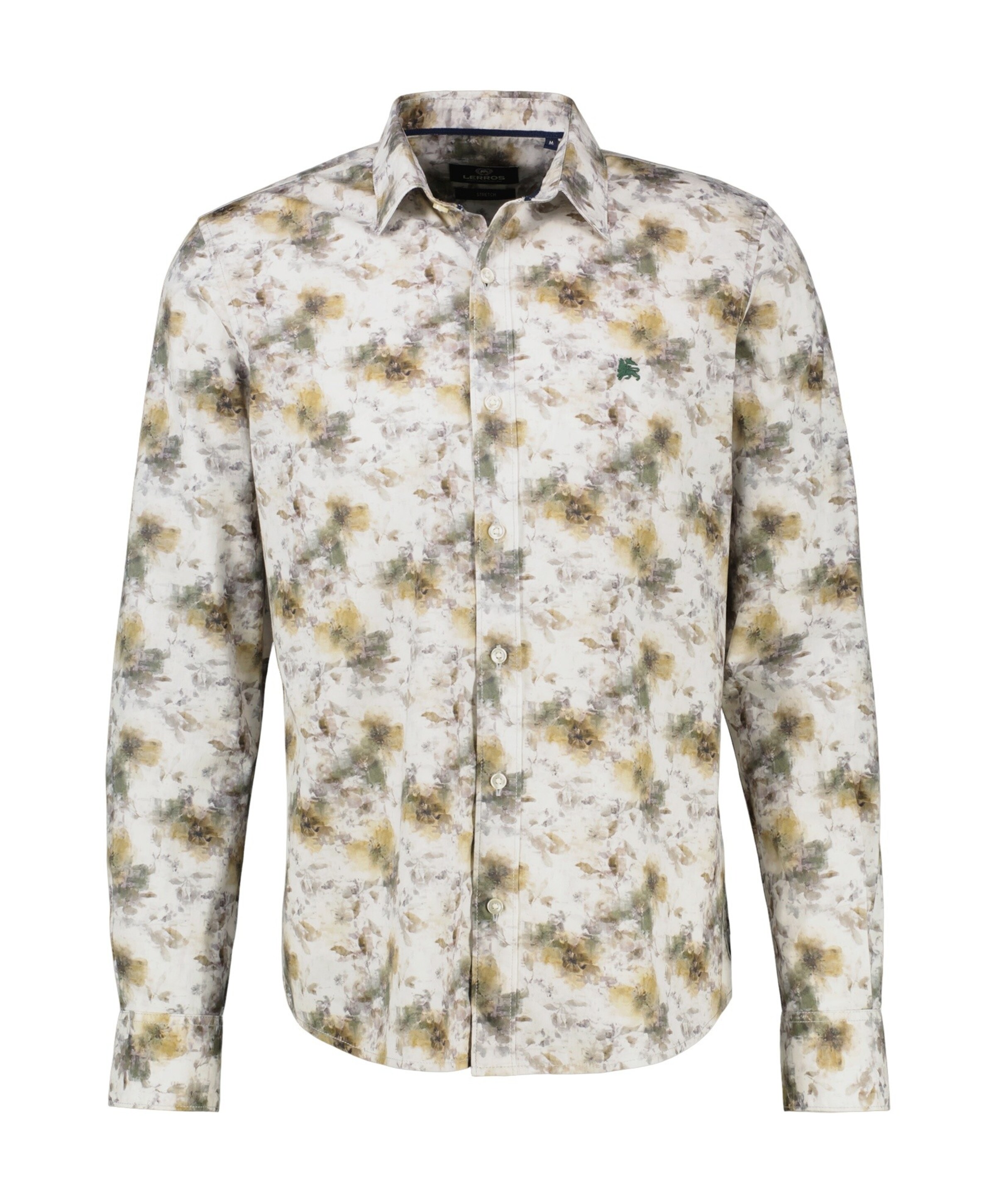 Lerros Heren overhemd lange mouw beige