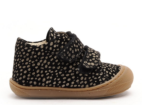 Naturino boots bottine bebe cocoon vl suede pr.pony noir