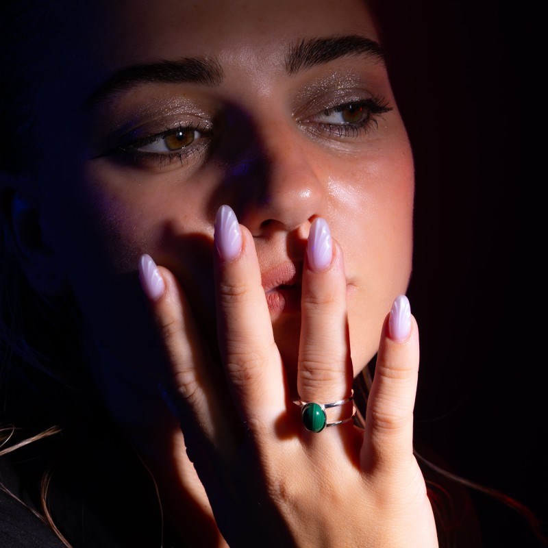 Bague Lyna Malachite