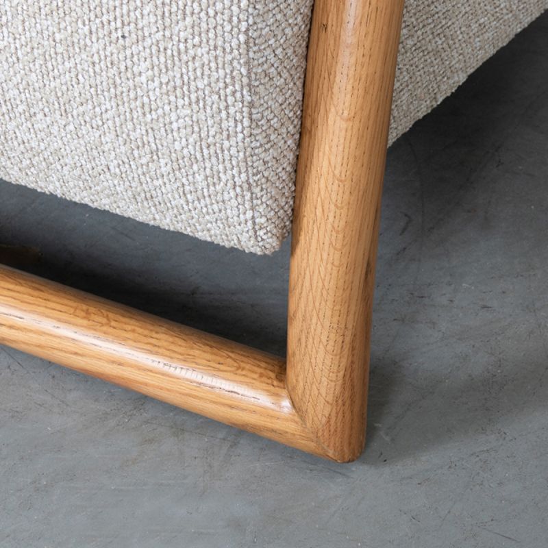 Fauteuil Naturel Eiken Viggo B70 x D90 x H74 cm