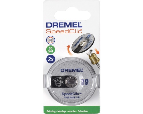 Dremel EZ SpeedClic slijpschijf Ø 38,0 mm (SC541) 2-pack